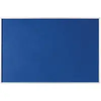 BI-Office Generation A9 Filztafel - 180x120cm, Blaue Filzoberfläche