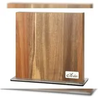 Oleio breiter magnetischer Messerblock I Akazienholz mit Edelstahlsockel