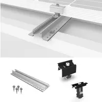 K2 Systems MiniRail Set für 30 Module auf Trapezdach PV Unterkonstruktion