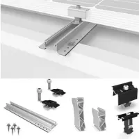 K2 Systems MiniRail MK2 Set auf Trapez Schrägdach S Aufständerung für 20 Module