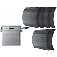 Zendure SolarFlow 800 Pro 1380 Wp Balkonkraftwerk Set 1,9 kWh Speicher mit 6x230 Wp flexiblen Modulen