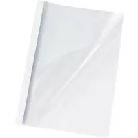 VEPATIM 100x Thermobindemappen A4 4mm für 40 Blatt Chromolux weiß