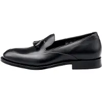 Lloyd Slipper Herren Leder schwarz, 9 828657-0002-00009