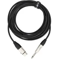 Klang Mikrofonkabel PRO, 6 Meter XLR female - 6,3 Klinke, male, mono - Mikrofonkabel