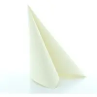 Sovie HORECA Serviette Mailand in beige aus Linclass Airlaid 40 x 40 cm, 50 Stück - Leinen Struktur