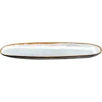 Medard de Noblat - Shadow Aqua - Grote ovale schaal 35.5 x 14 cm - 2 delig (AI60CCB0001OG)