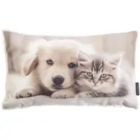 Magma Heimtex Magma gefülltes Kissen Pets 'Friends' 30 x 50 cm Natur
