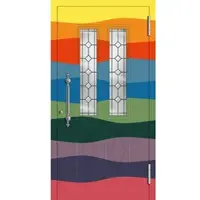Haustuerenland.de Aluminium Landhaustür "HILDE" 78 mm RC2 Wunsch-RAL-Farbe außen öffnend DIN rechts