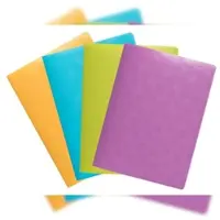Exacompta 5890E 10x Sichtmappe A5, mittelfestes Recycling-PP, 30 Hüllen, Kollektion Pop'N Co - Farben sortiert