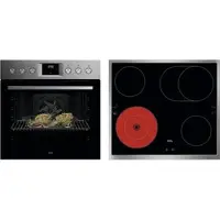 AEG OO11HSM, Einbauherdset (Strahlungsbeheizt, Herdgebunden, A+, 72 l)