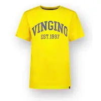 Vingino T-Shirt Icon-logo-SS Junge Gelb 104