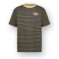 Vingino T-Shirt Icon-stripe-SS Junge Sand 140