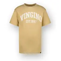 Vingino T-Shirt Icon-logo-SS Junge Sand 140