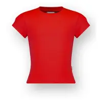Vingino T-Shirt Icon-Crop rib tee Mädchen Rot 92