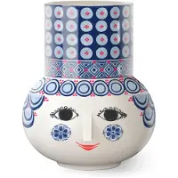 Bjørn Wiinblad - Olga Vase - Blau - 20 cm