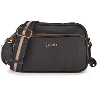 Liu Jo für Damen. AA6176-T382A Schwarze Umhängetasche mit Münzgeldtasche (OSFA), Lässig, Polyurethan