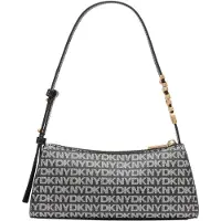 DKNY für Damen. R5235G57 Avril Tz Tasche schwarz (OSFA), Lässig, PVC