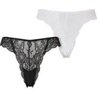 Urban Classics Damen Spitzen-Tanga