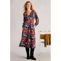 White Stuff Megan Jersey Dress Chartreuse Multi Größe: 18 REGULAR | Midikleider Outlet | Damen | Grün