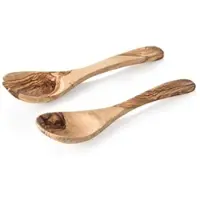 WAS Germany Salatbesteck Set PURE OLIVE, 27 cm, 2-teilig, Olivenholz