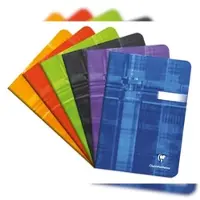 Clairefontaine 10x Heft A5, 24 Blatt kariert 90g - Sortiert 3652C
