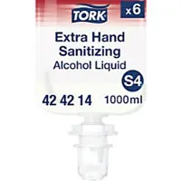 Tork 424214 Extra Desinfizierendes Händedesinfektionsmittel | Karton (6 Flaschen)