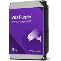 Western Digital Purple , 3 TB, 5400 RPM, 128 MB, 3.5", Serial ATA III