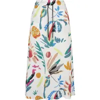 Urban Classics Jerseyrock "Damen Ladies Viscose Midi Skirt" 1 Stk.