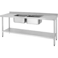 Vogue Schüssel mit zwei Tabletts und zwei Abtropfflächen 2100 mm
