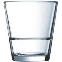 ARC 24 x Stack Up FB26 Whisky stapelb.26cl, 0,2l /-/ mit Füllstrich - Arcoroc Transparent (gehärtet)