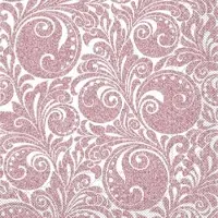 Mank Serviette Tissue Jordan in Bordeaux, 33 x 33 cm, 100 Stück - Weihnachten Ornamente