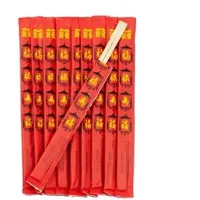Daybays 200 Stk. Essstäbchen aus Bambus Stäbe 23cm (Chopsticks) Rot