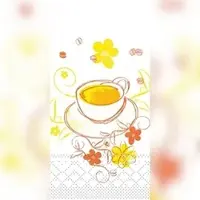 Mank Serviette Tissue Sunny, 33 x 33 cm, 1/8 Falz, 100 Stück - Guten Morgen