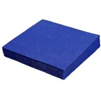 VEPATIM 250x Servietten 33 x 33 cm 1/4 -Falz 3-lagig dunkelblau
