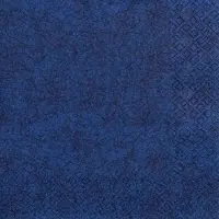 Home Fashion , Modern Colours dark blue, Cocktail-Servietten aufgefaltetes Maß 25 cm x 25 cm, im Viertelfalz, 20 Stück pro Pack, 12 Pack pro Karton