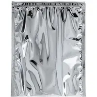 SACISO Matte metallisierte Kühltasche ohne Aufdruck - 20 x 25 cm (√ñffnung x H√∂he) - Isolierung aus Pebd-Schaum - verkauft per 100 Stück