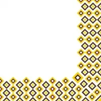 Mank Serviette Airlaid Art-Deco in Senfgelb-Braun, 40 x 40 cm, 50 Stück - Ornamente Rauten