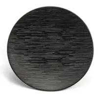 Medard de Noblat Magma Schwarz - Set mit 6 Desserttellern