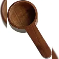 Layba Holz Kaffeedosierlöffel Set, Kaffeemesslöffel, Aus Walnussholz 20ml / 14,5g Füllmenge. Café Messlöffel, Kaffee Kräuter und Bohnen Portionierer