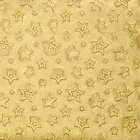 Home Fashion , Embossed Stars gold geprägz, Lunch-Servietten 33 cm x 33 cm, im Viertelfalz, 16 Stück pro Pack, 12 Pack pro Karton