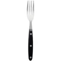 Gastronoble Olympia Steakgabeln | mit schwarzem Griff | 20cm | 24 Gabeln