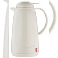 Helios Isolierkanne RELAX PUSH 1,0 l weiß