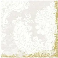 Duni GmbH DUNI Zelltuch Serviette 33x33 cm 1/4F. Royal White