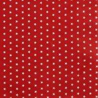 Home Fashion , Mini Stars red, Cocktail-Servietten aufgefaltetes Maß 25 cm x 25 cm, im Viertelfalz, 20 Stück pro Pack, 12 Pack pro Karton