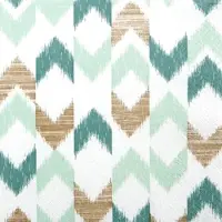 Home Fashion , Bamboo Ikat green, Lunch-Servietten aufgefaltetes Maß 33 cm x 33 cm, im Viertelfalz, 20 Stück pro Pack, 12 Pack pro Karton