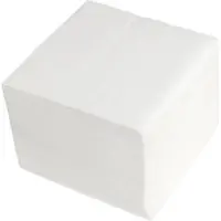 Daybays 2000 Stk. Servietten Premium 33x33 cm Reine Zellulose 2-lagig 1/4 Falz Weiß