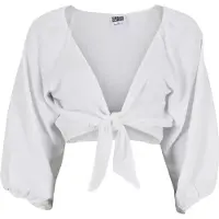 Urban Classics Klassische Bluse "Ladies Structured Knotted Blouse"