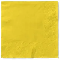 Mank Tissue Serviette Gelb, 24 x 24 cm, 150 Stück -