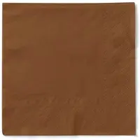 Mank Serviette in Bronze aus Tissue 3-lagig, 33 x 33 cm, 100 Stück