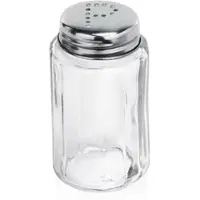 WAS Germany - Pfefferstreuer Set, Ø 3,5 cm, Höhe 7 cm, Set á 12 Stück, Edelstahl, Glas